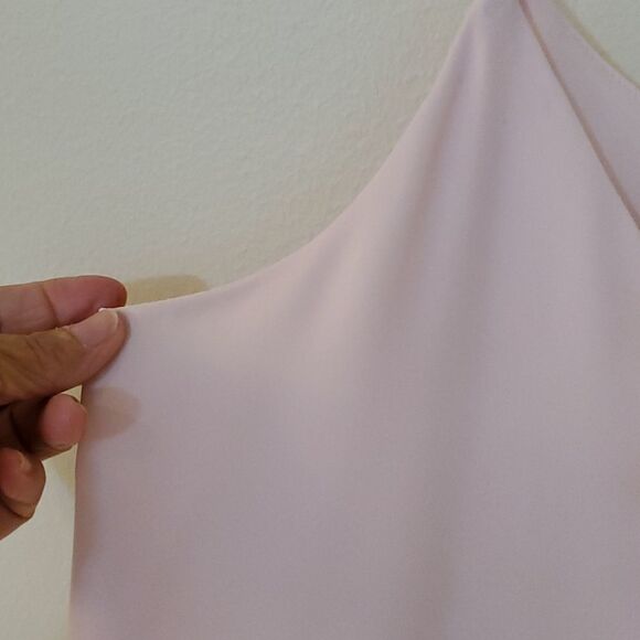 Shinestar. Chiffon blouse. With Spegett straps. Layered on bottom. Large - Picture 4 of 7